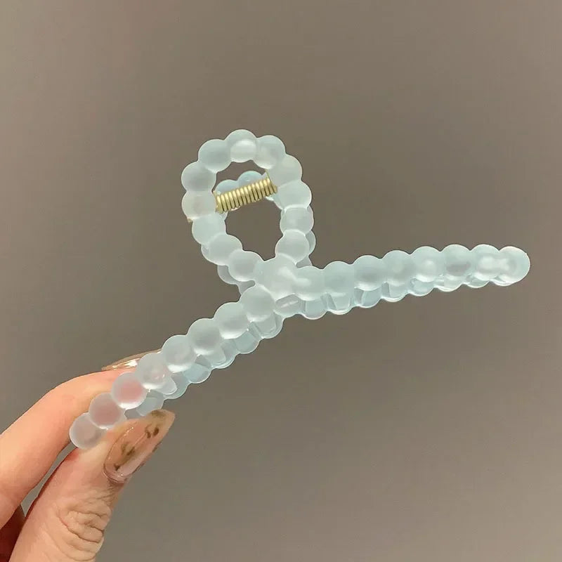 Transparent Hair Clip Claws for Women Girls Summer Sweet Crab Hair Barrettes Hairpins Headwear Party Hair Accessories Hairpins