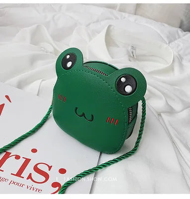 Lovely Children's Mini Shoulder Bags PU Leather Boys Girls Small Crossbody Bag Cute Cartoon Baby Kids Pink Red Coin Purse Wallet
