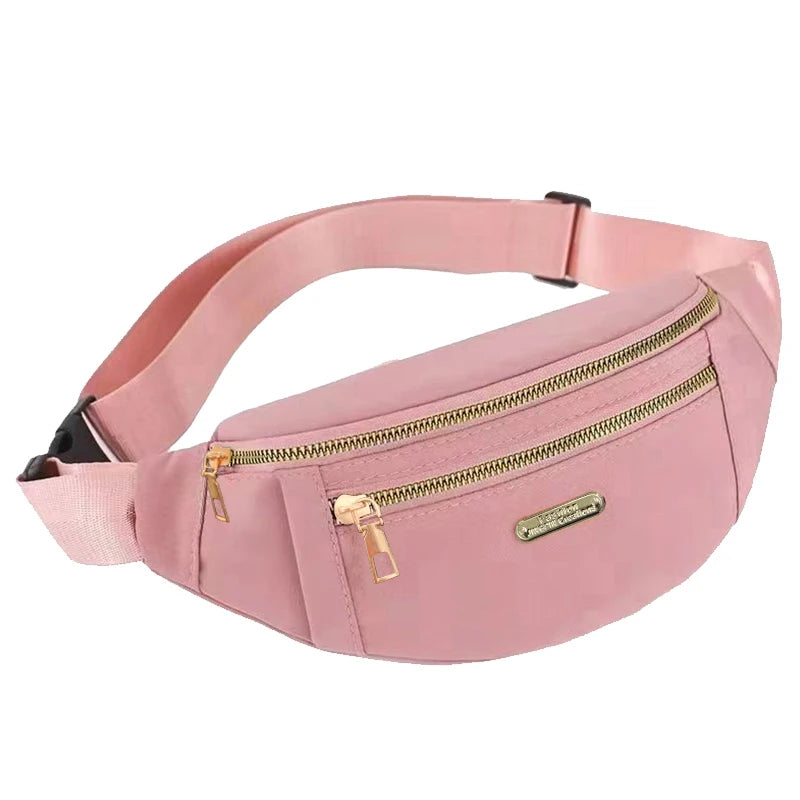 Neutral Style Bags - Men's and Women's Waist Bags Suitable for Business Trips and Tourism Nylon Material. Various Colors.