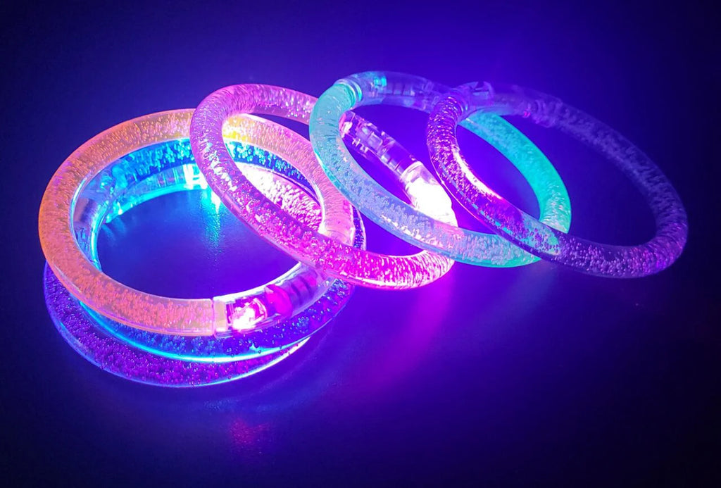 10/20/30/40/50 Pcs Led Bracelets Wristbands Glow In The Dark Party Supplies Neon Light Up Bracelet Wedding Party Decoration