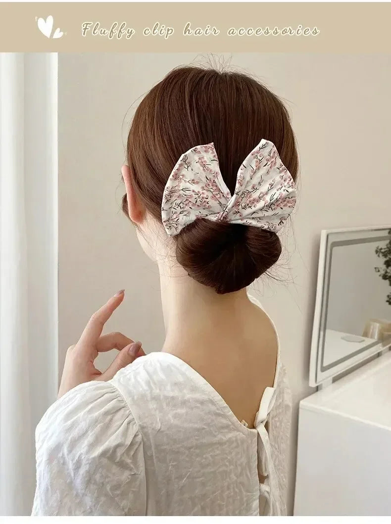 Twist Hair Clip, Bun Maker bow