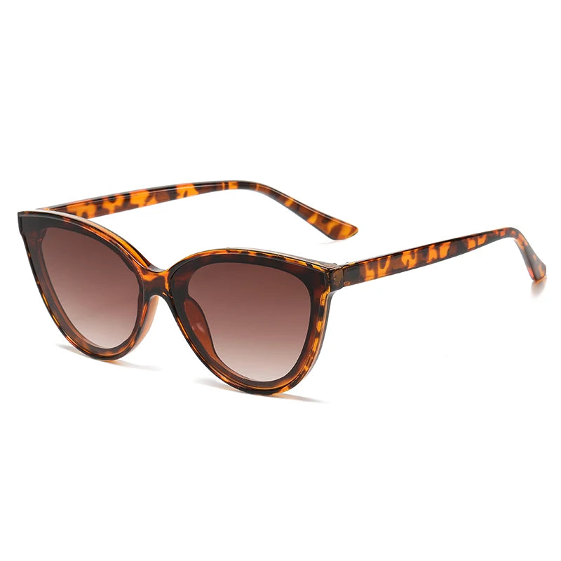 Large Frame Cat Eye Sun Glasses UV400