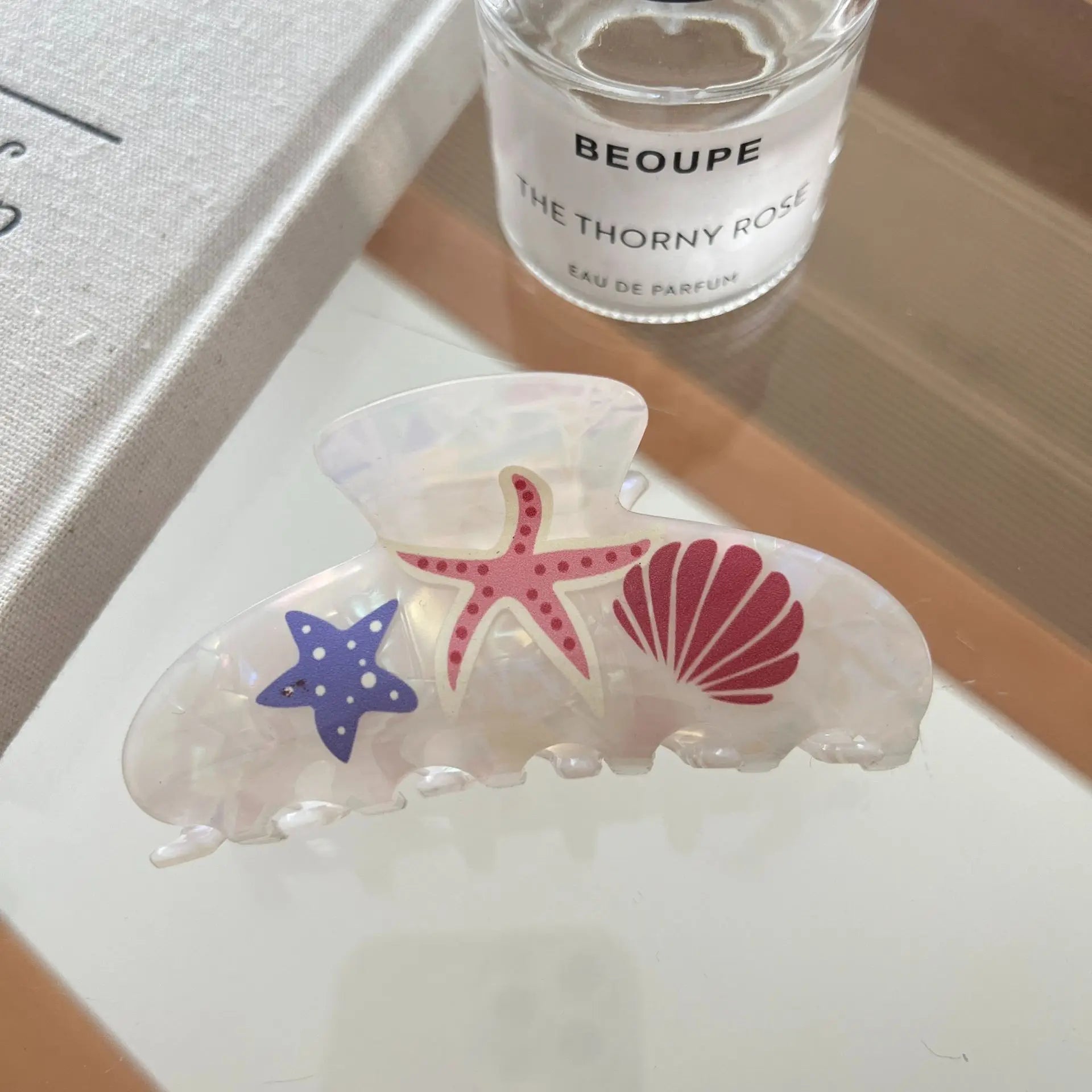 Starfish Shell Hair Claw Clips