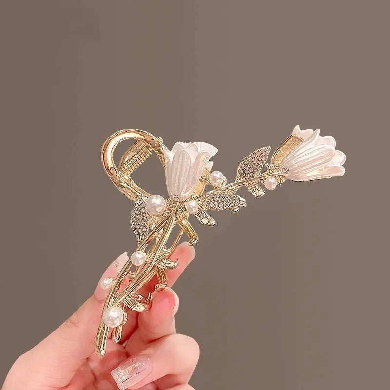 Fashion Cute Flower Alloy Hairclips For Women Multicolour Metal Hairclip Party Everyday flowers well made not cheap plastic these are metal strong clips ideal for holidays beach cruises days out and special occasions sunflower Italy holiday