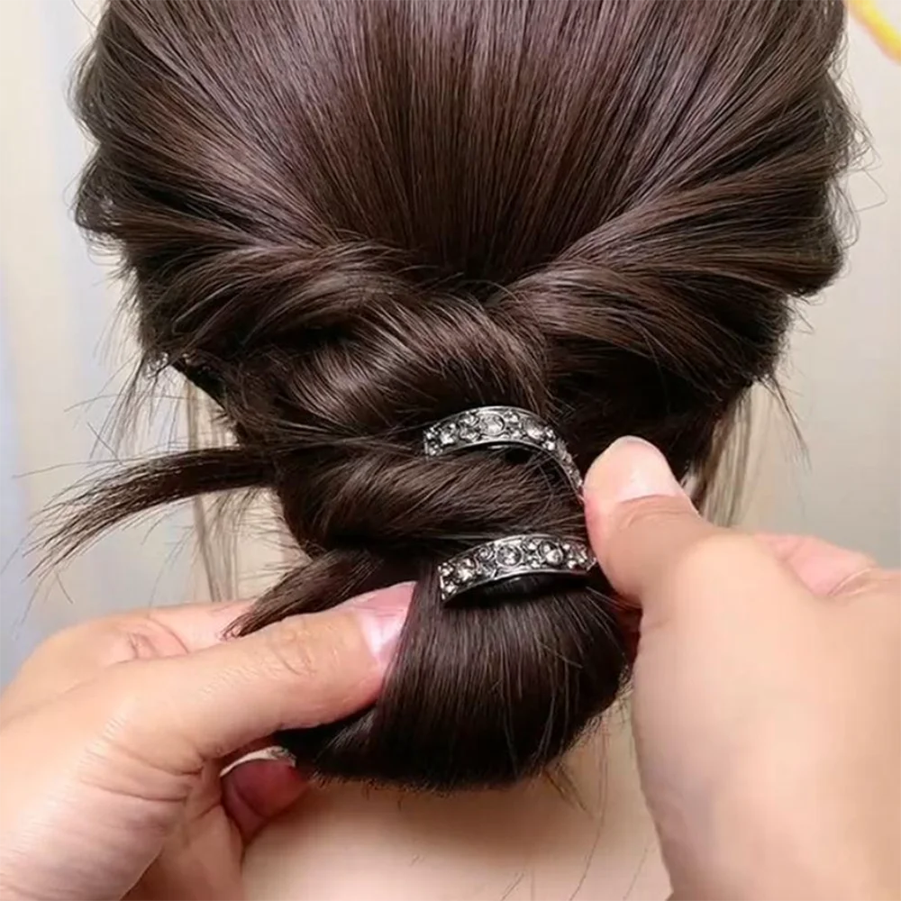 Mini Rhinestone Hair Clip