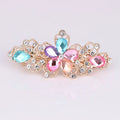 Crystal Floral Hairpin Rhinestone Hair Clip Barrettes