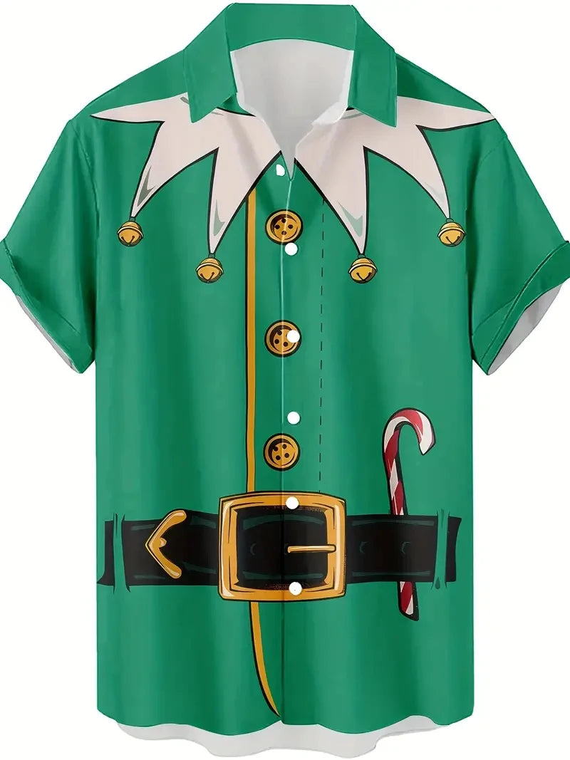 Santa Claus  Hawaiian Shirt men