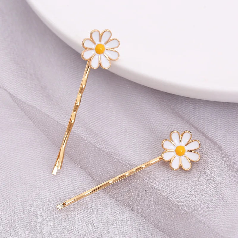 flower Daisy Hair slide clip