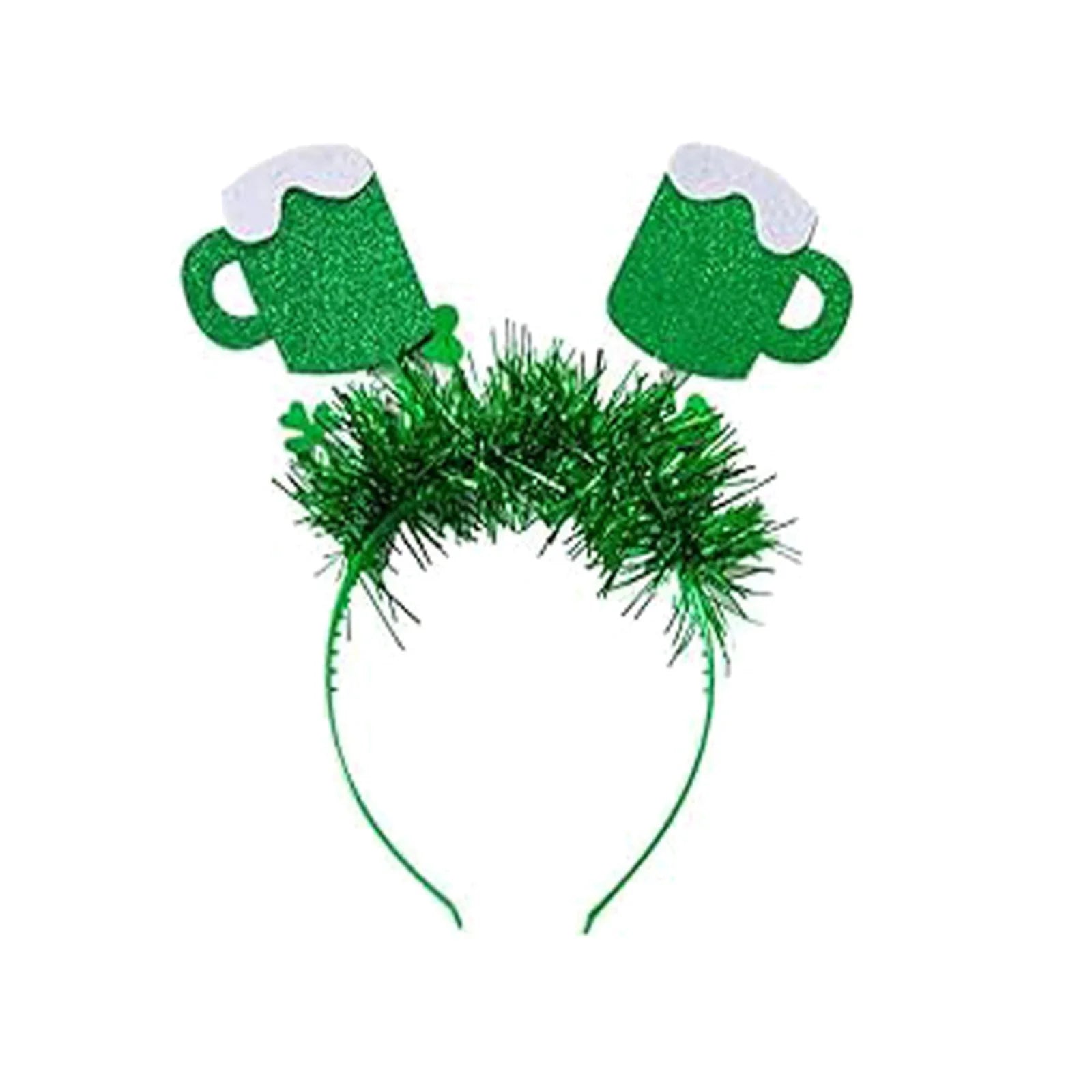 St. Patrick's Day Ladies Fashion Headbands Kid Girl's Cute Hair Ties Festive Party Decorative Hair Hoops Hair Accessorries 4 leaf clover luck of the Irish