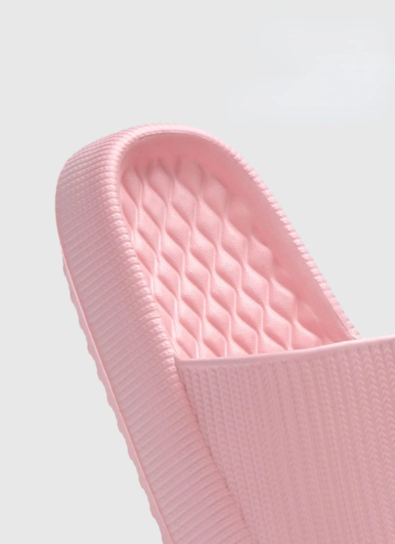 New Soft Platform Slippers for Women 2024 Summer Thick Bottom Cloud Slides Woman EVA Light Non-Slip Flip Flops Plus Size 45