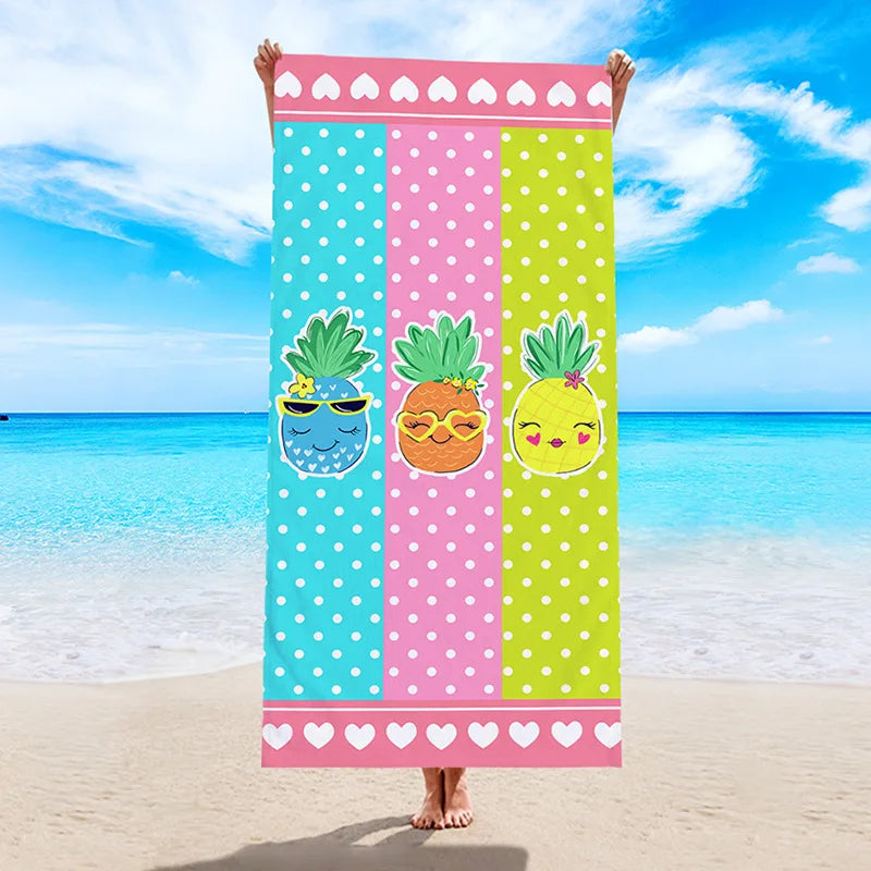 New Coconut Tree Ultra Fine Fiber Digital Printed Beach Towel Swimming Bath Towel Woolen Circle Cloth Beach Towel 70x150cm