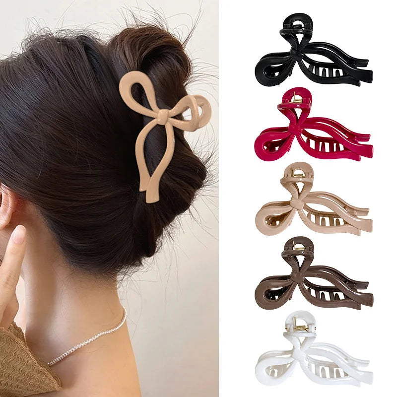 Soft Silicone Bow Hair claw Clip