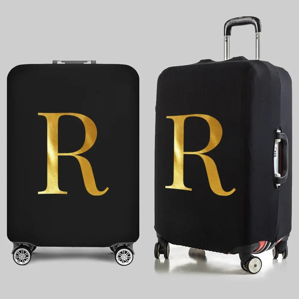 Fashion Travel Essentials Luggage Cover 26 Letters Print 18-32 Inch Holiday Traveling Accessories Trolley Elastic Suitcase Case cover