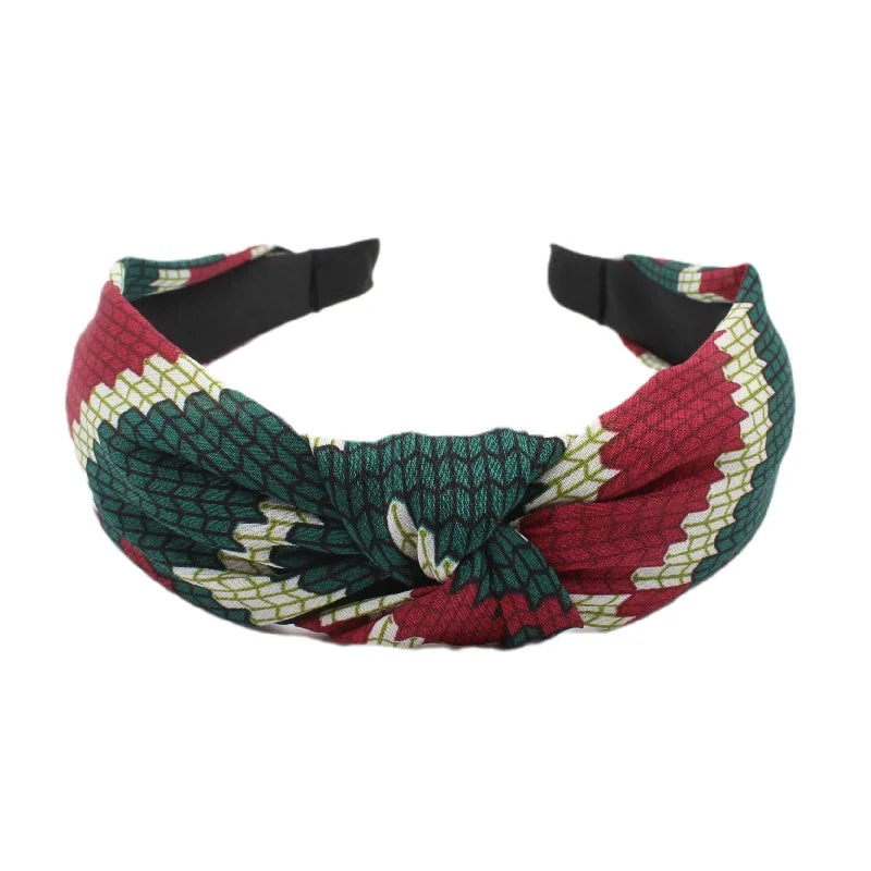 New Vintage Style Fabric Knot Headband National Style Headband Fashion Temperament Women Hair Accessories