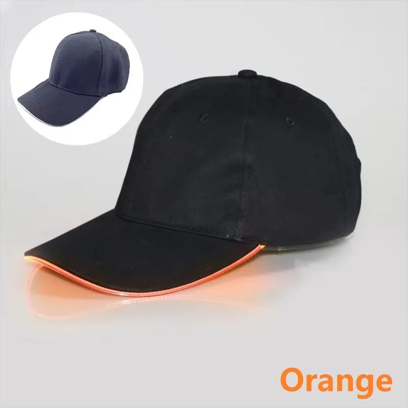 Led Hat  glow up baseball cap men festival