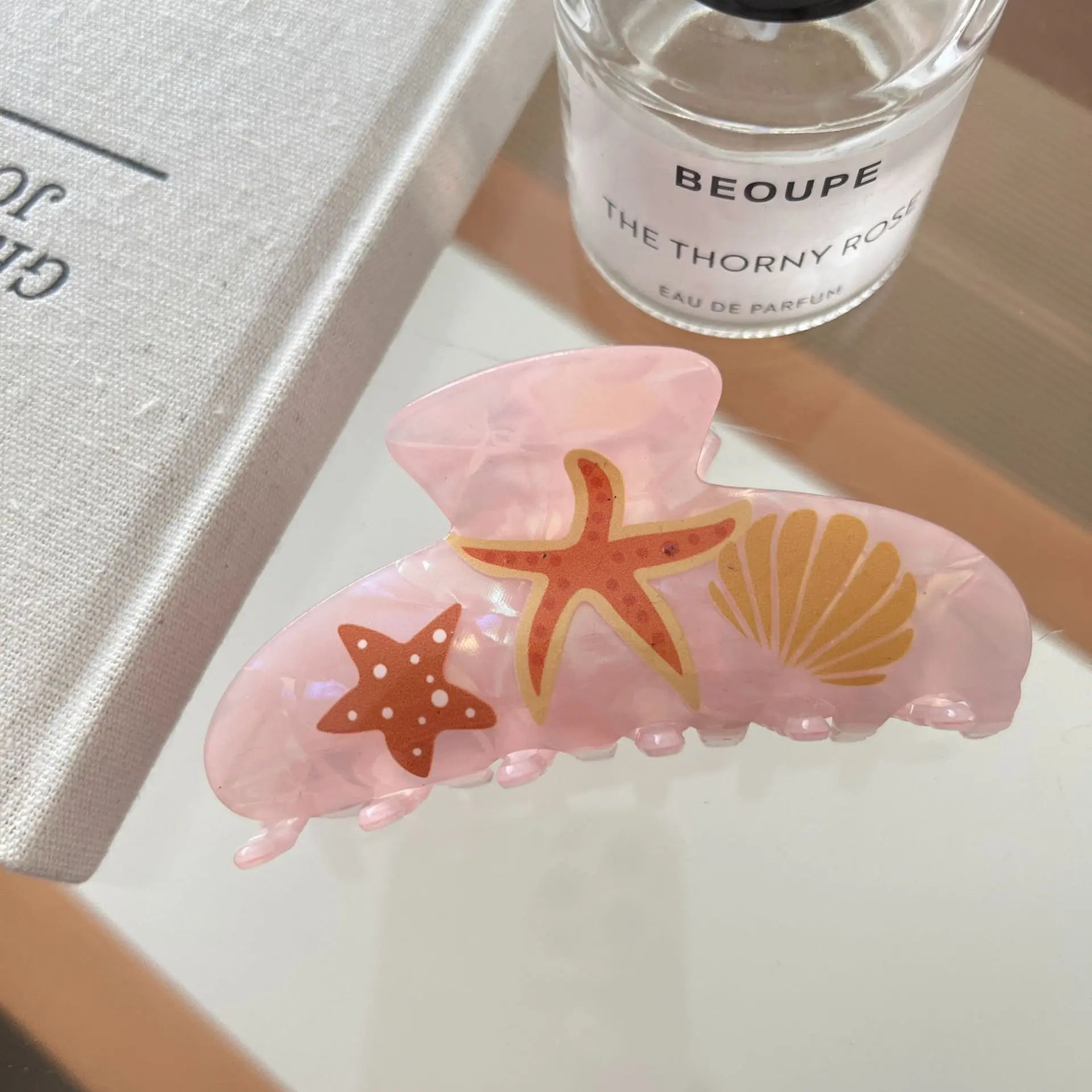 Starfish Shell Hair Claw Clips