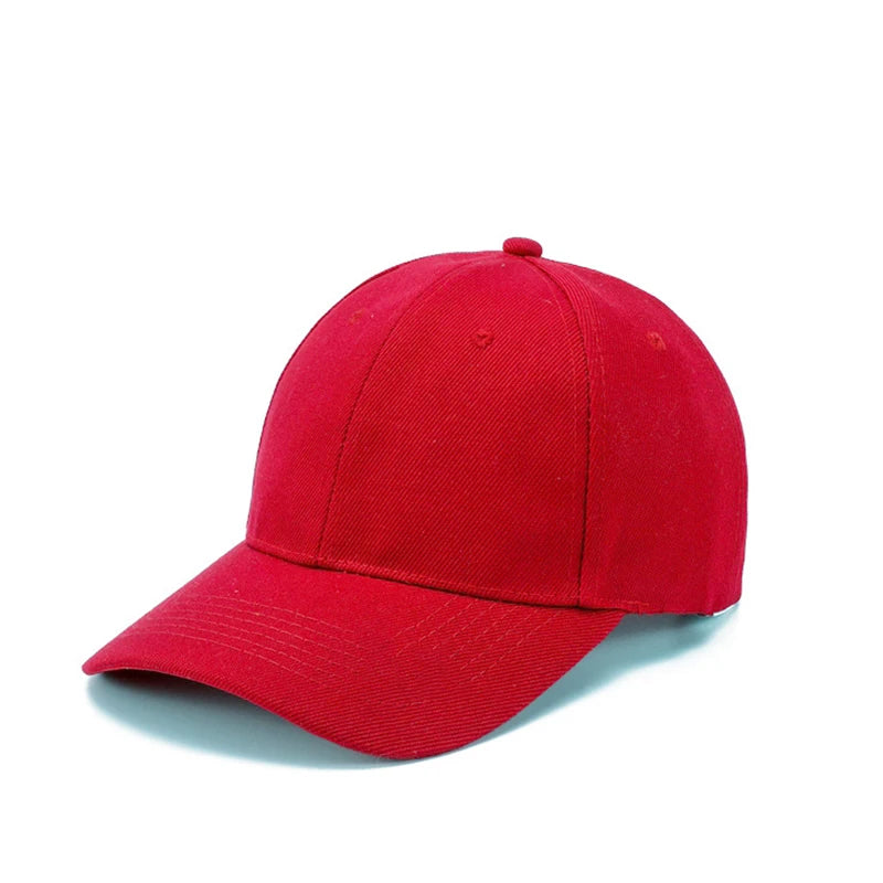 Summer Children Peaked Caps Students Kids Baseball Cap Boy Girl Solid Color Cotton Adjustable Hats Snapback Hip-Hop Sun Hat