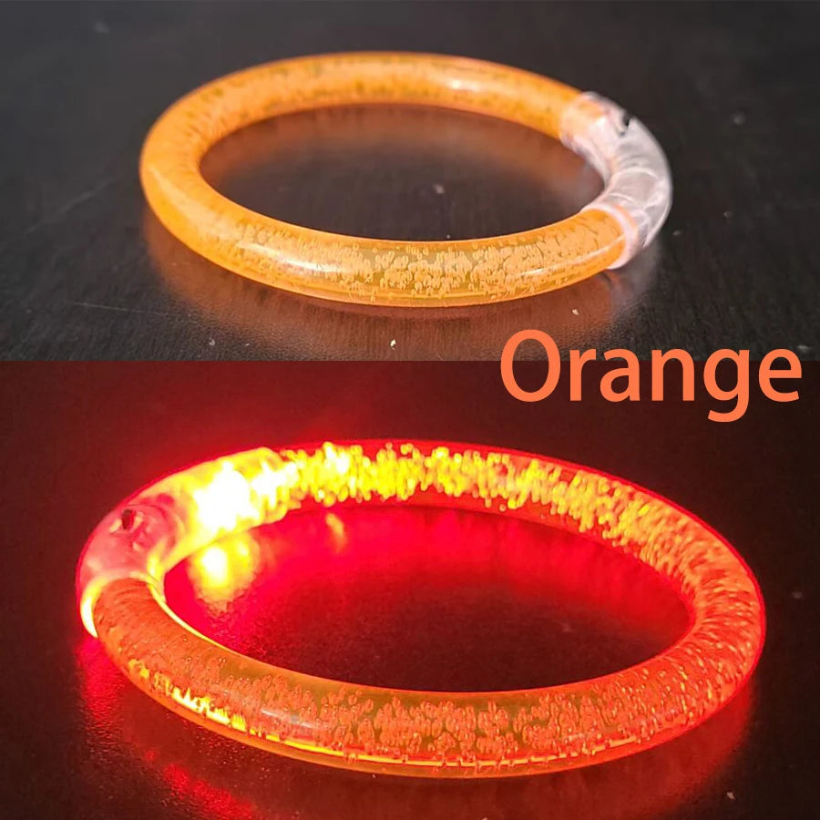 10/20/30/40/50 Pcs Led Bracelets Wristbands Glow In The Dark Party Supplies Neon Light Up Bracelet Wedding Party Decoration
