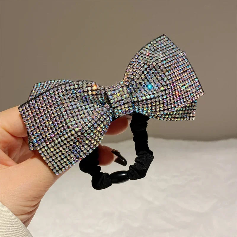 Shiny Bow Elastics Hair Tie bobble