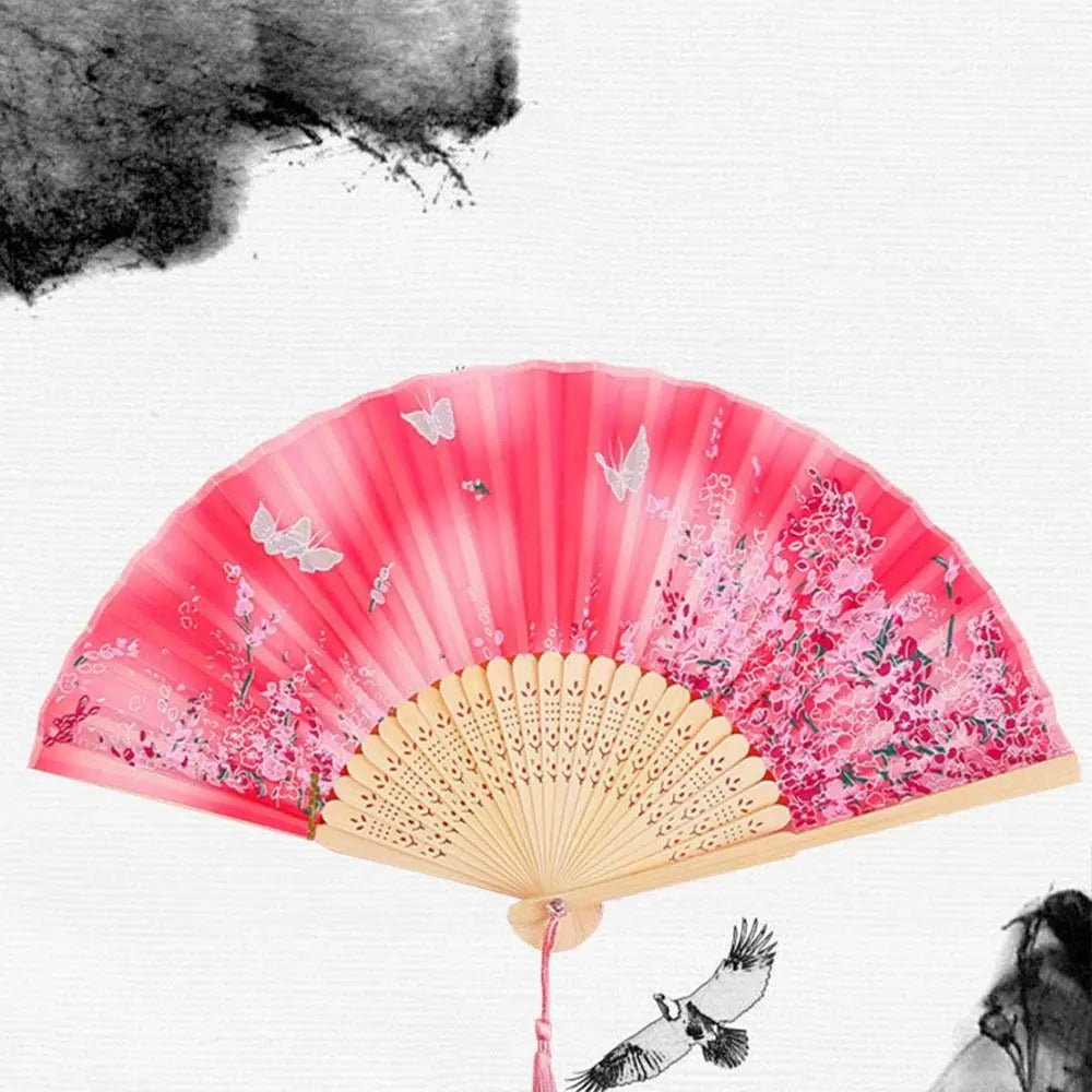 Bamboo Chinese Style Folding  Hand Fan