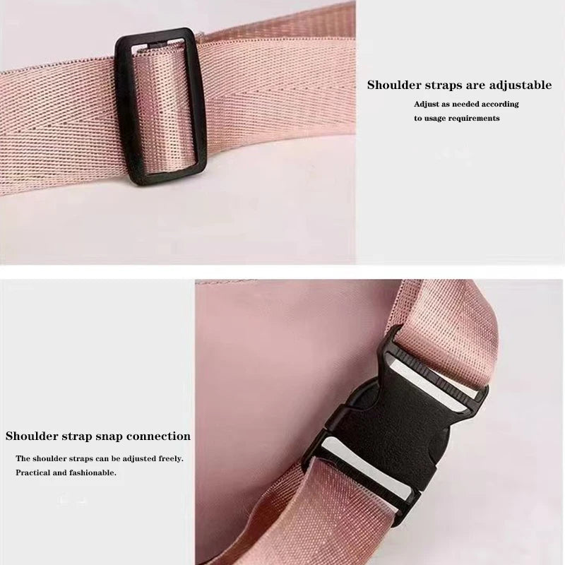 Neutral Style Bags - Men's and Women's Waist Bags Suitable for Business Trips and Tourism Nylon Material. Various Colors.