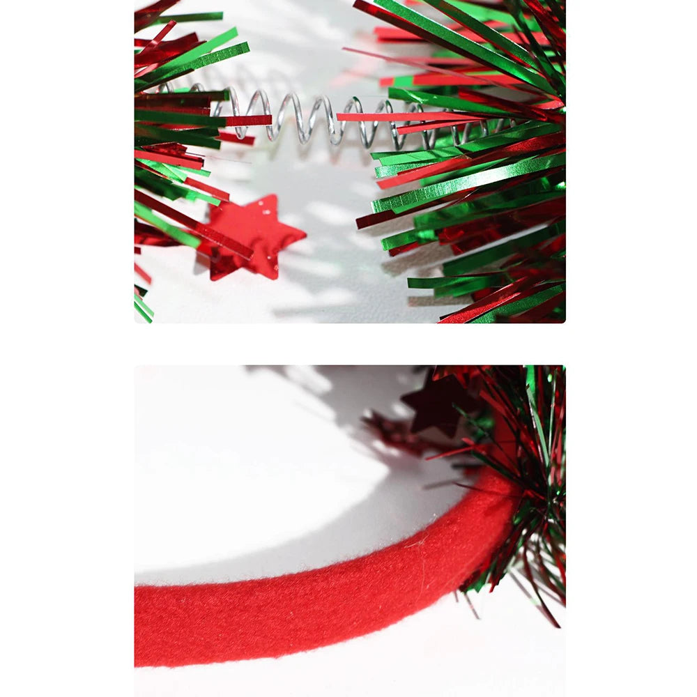 Christmas Costume Hair Accessories Cartoon Snowman Xmas Tree Elk Headbands 2026 christmas  Party fancy dress     Decoration Hairbands