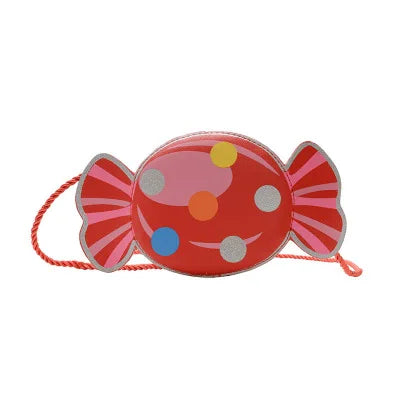 Lovely Children's Mini Shoulder Bags PU Leather Boys Girls Small Crossbody Bag Cute Cartoon Baby Kids Pink Red Coin Purse Wallet