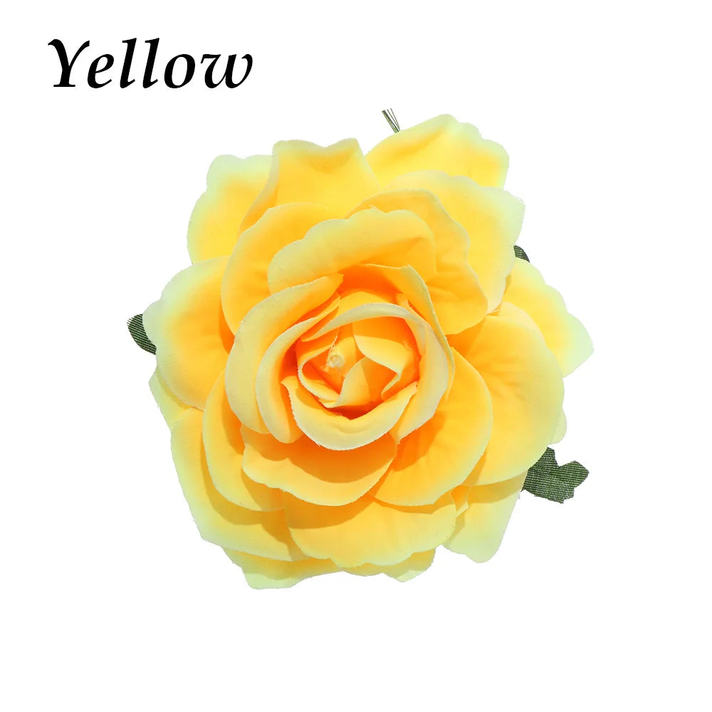 Bridal Wedding Party Hair Styling Pins Barrettes for Women Silk Flower Pearl Hair Clips Bride Headpiece Bridesmaid Flower Brooch
