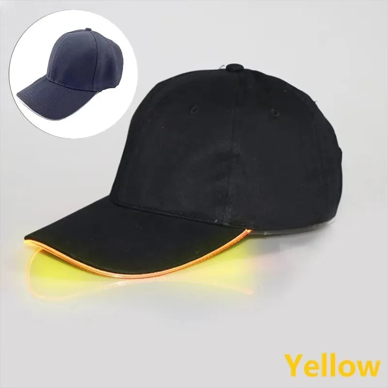Led Hat  glow up baseball cap men festival