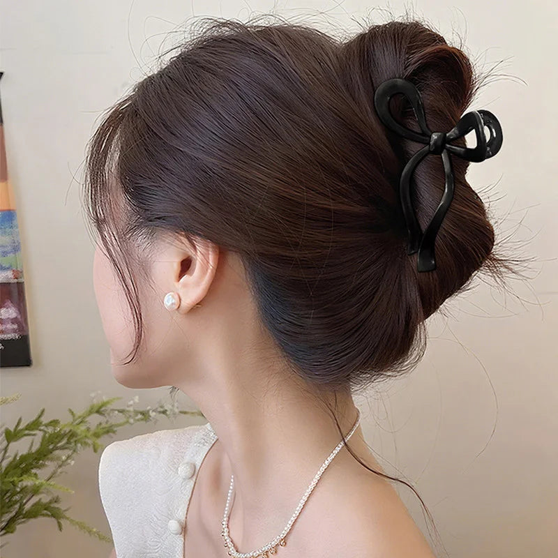 Soft Silicone Bow Hair claw Clip
