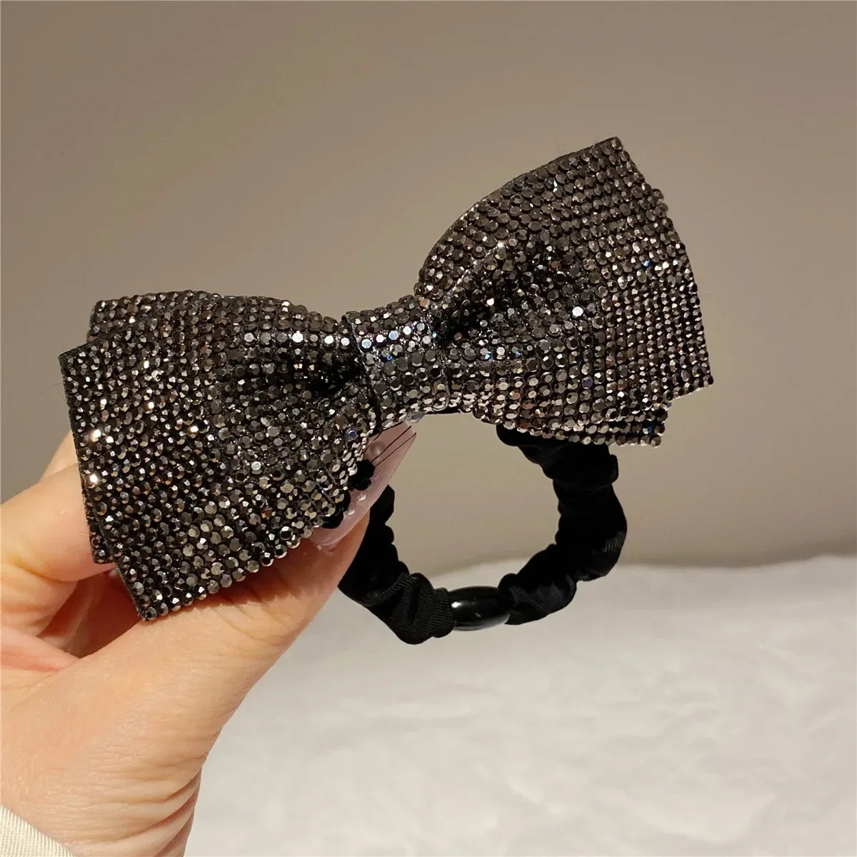 Shiny Bow Elastics Hair Tie bobble