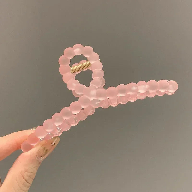 Transparent Hair Clip Claws for Women Girls Summer Sweet Crab Hair Barrettes Hairpins Headwear Party Hair Accessories Hairpins