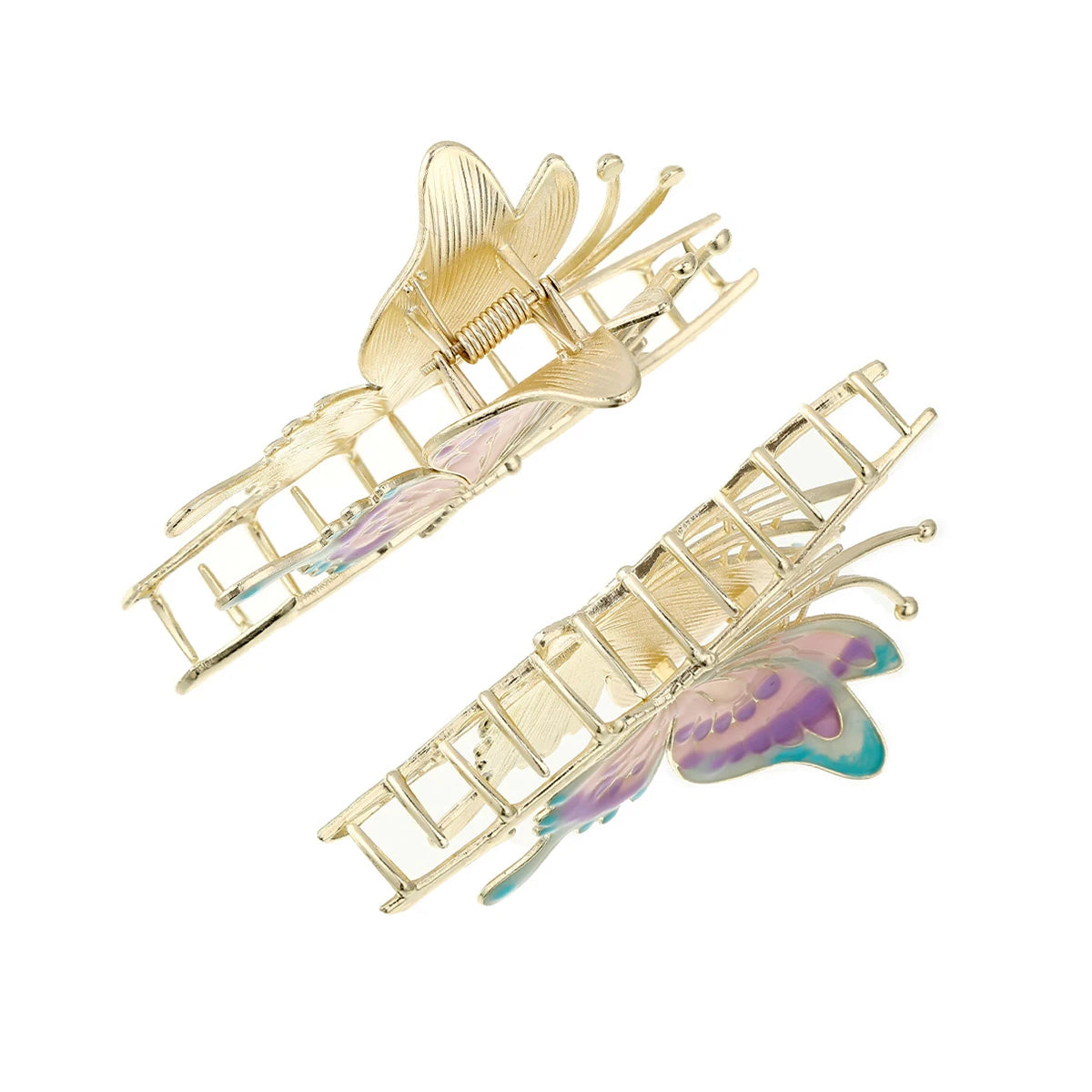 Metal Butterfly Hair Claw Clip