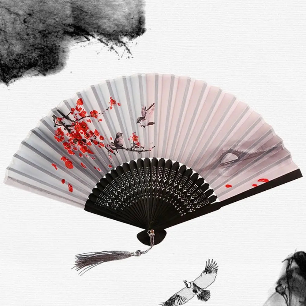 Bamboo Chinese Style Folding  Hand Fan