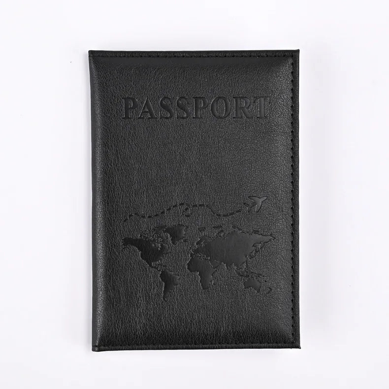 Colorful PU Passport Holder Ticket Passport Covers Travel Passport Protective Cover ID Credit Card Holder Travel Accessories