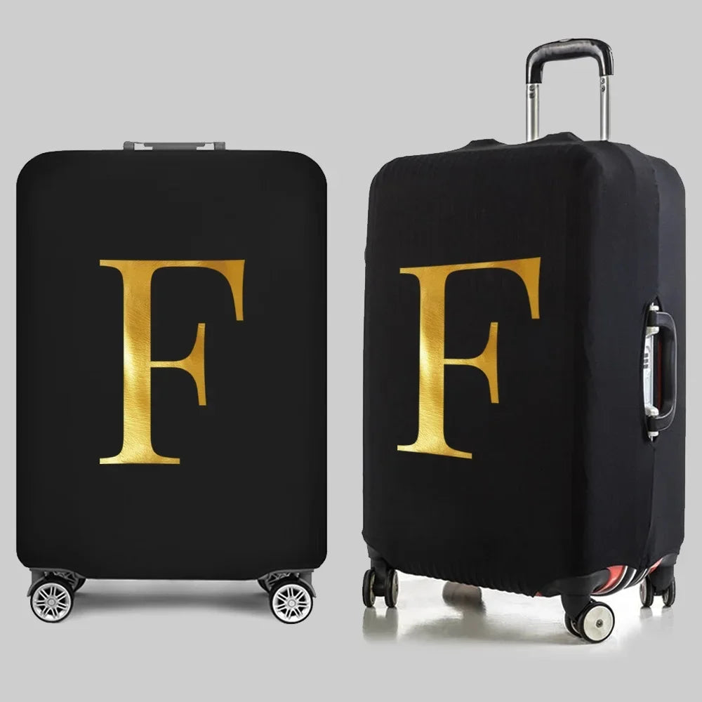Fashion Travel Essentials Luggage Cover 26 Letters Print 18-32 Inch Holiday Traveling Accessories Trolley Elastic Suitcase Case cover