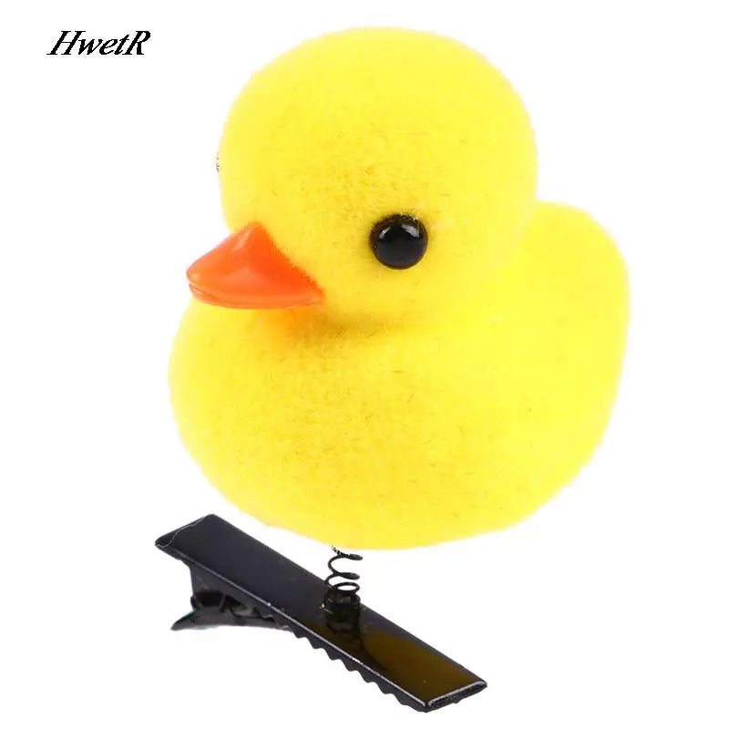 1 Pcs Little Yellow Duck Hairpin For Children Gift Funny Christmas Gift Cute Spring Headdress