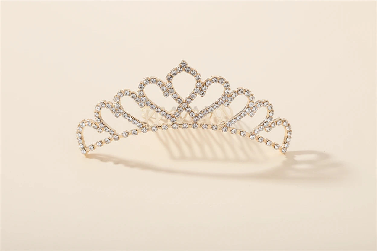 Bridal Tiara Hair Comb Crown Headband Ornaments Fashion Accessories Headwear Wedding Jewelry Hair Styling Accessories Gift