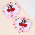 2Pcs Strawberry Hair Clip Sweet Polka Dot Ribbon Fashion Bow Barrettes For Girl Children Baby Trendy accessories  Hair clips slides cherry