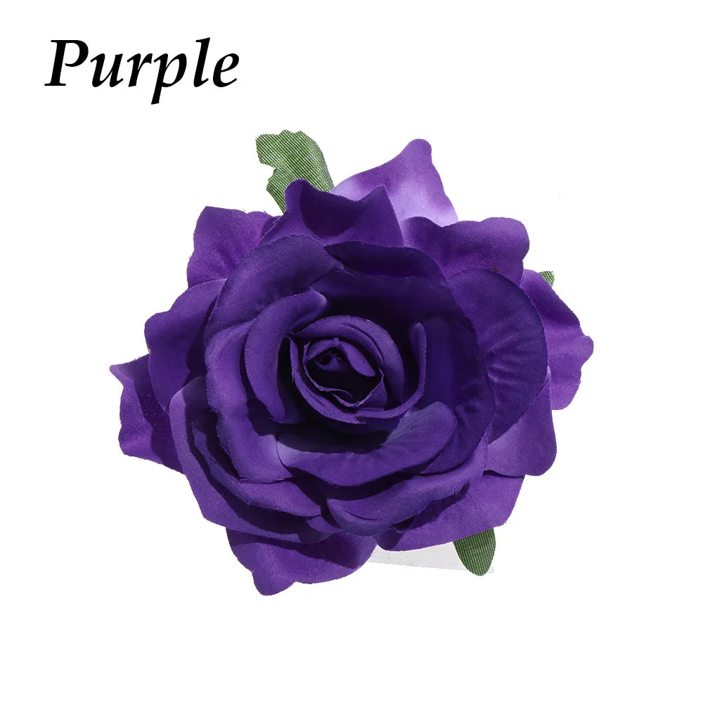 Bridal Wedding Party Hair Styling Pins Barrettes for Women Silk Flower Pearl Hair Clips Bride Headpiece Bridesmaid Flower Brooch