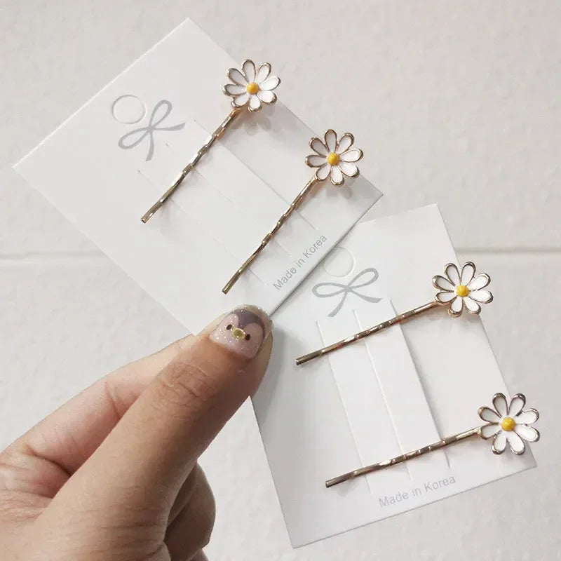flower Daisy Hair slide clip
