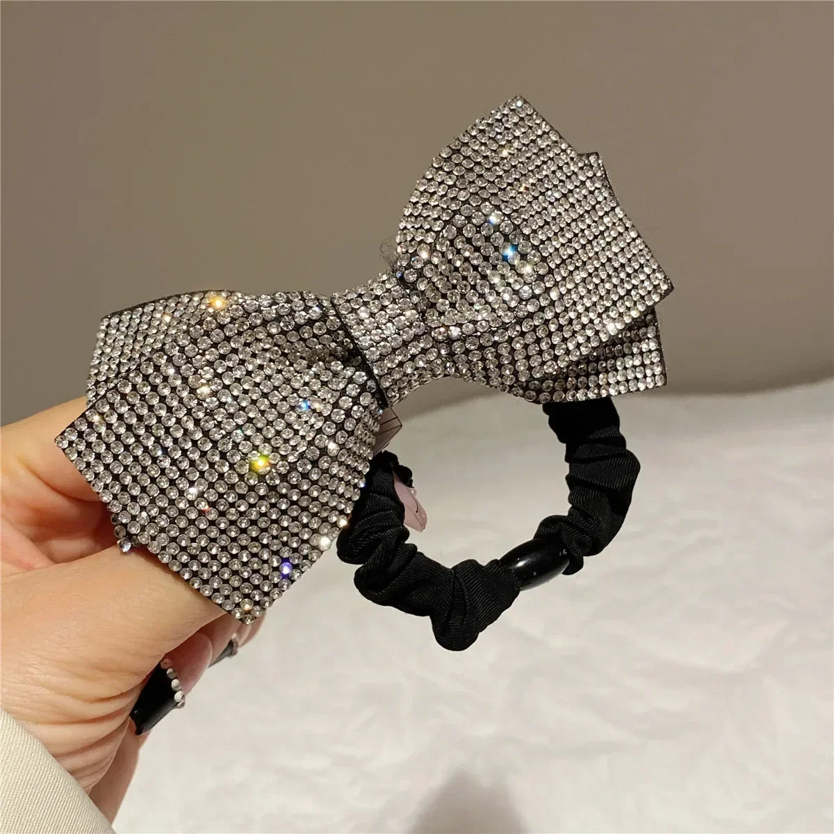 Shiny Bow Elastics Hair Tie bobble