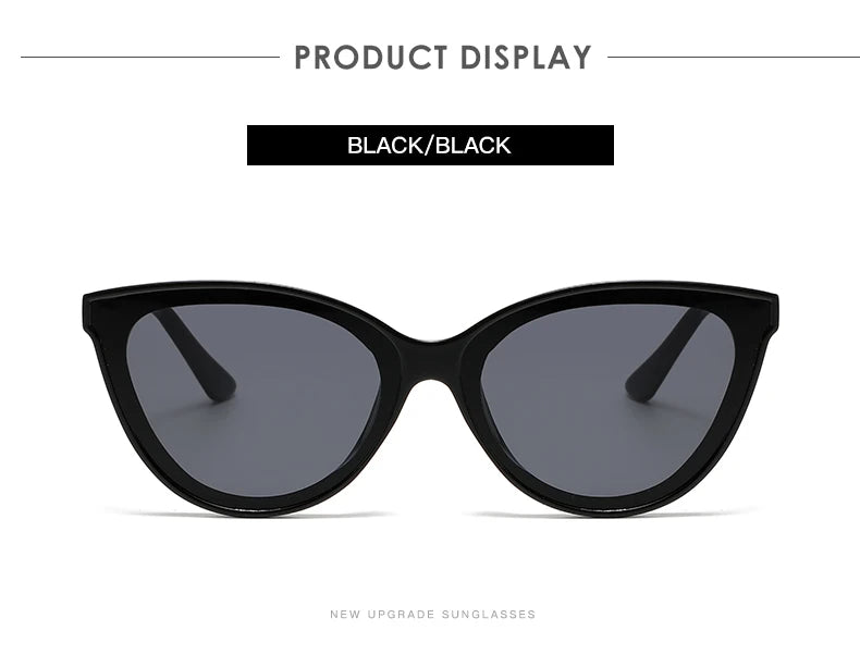 Large Frame Cat Eye Sun Glasses UV400