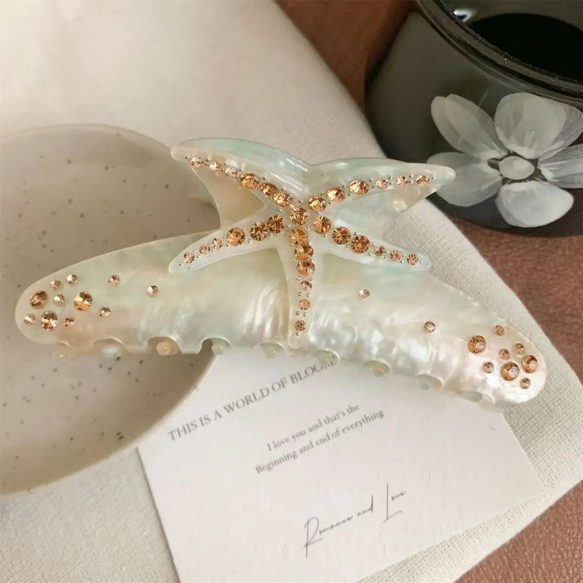 Starfish claw clip
