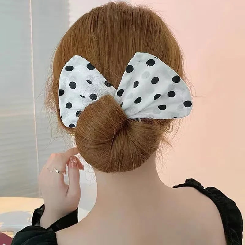 Twist Hair Clip, Bun Maker bow