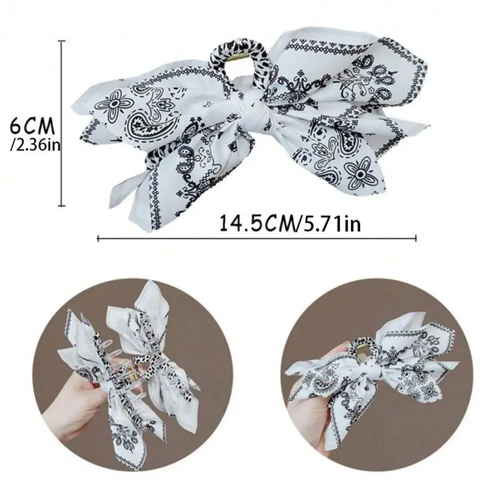 Fashion Bowknot Bow Hair Claw Cute Hairpin Grab Clip Boho  Hair Clip Headdress Big Hair Claw Bow Hair great for cowboy  country festival party’s western fancy dress