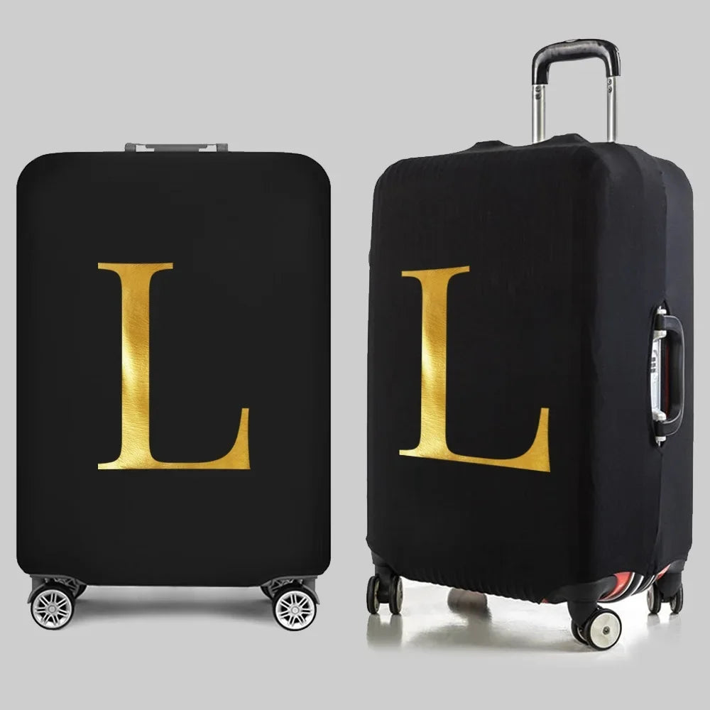 Fashion Travel Essentials Luggage Cover 26 Letters Print 18-32 Inch Holiday Traveling Accessories Trolley Elastic Suitcase Case cover