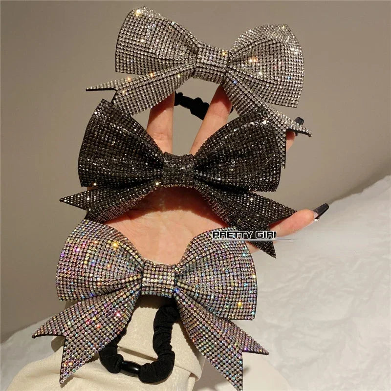 Shiny Bow Elastics Hair Tie bobble