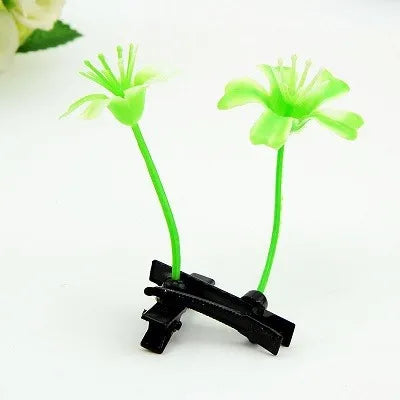 2pcs Hair Clip Plants Show Moe Artifact Small Bean Sprouts Miaofa Clip Head Long Grass Wacky Cartoon Headdress Flower spring fancy dress  mushroom clover flower sunflower shoot