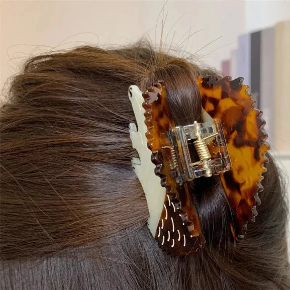 Hedgehog novelty hair claw clip  Cute Cartoon animal Hair Clips for Women Girls Hair Accessories so pretty for animal lovers ❤️